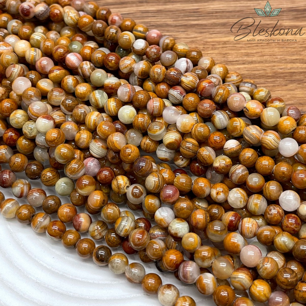 Оникс коричневый 6 мм 