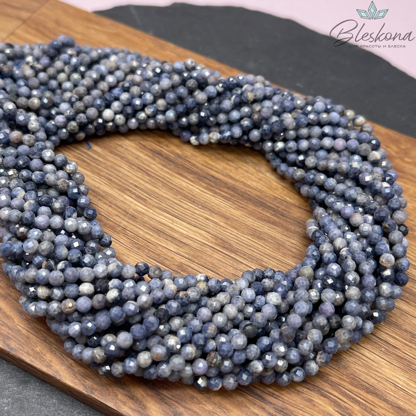 Сапфир алмазная огранка №2 3,5 мм