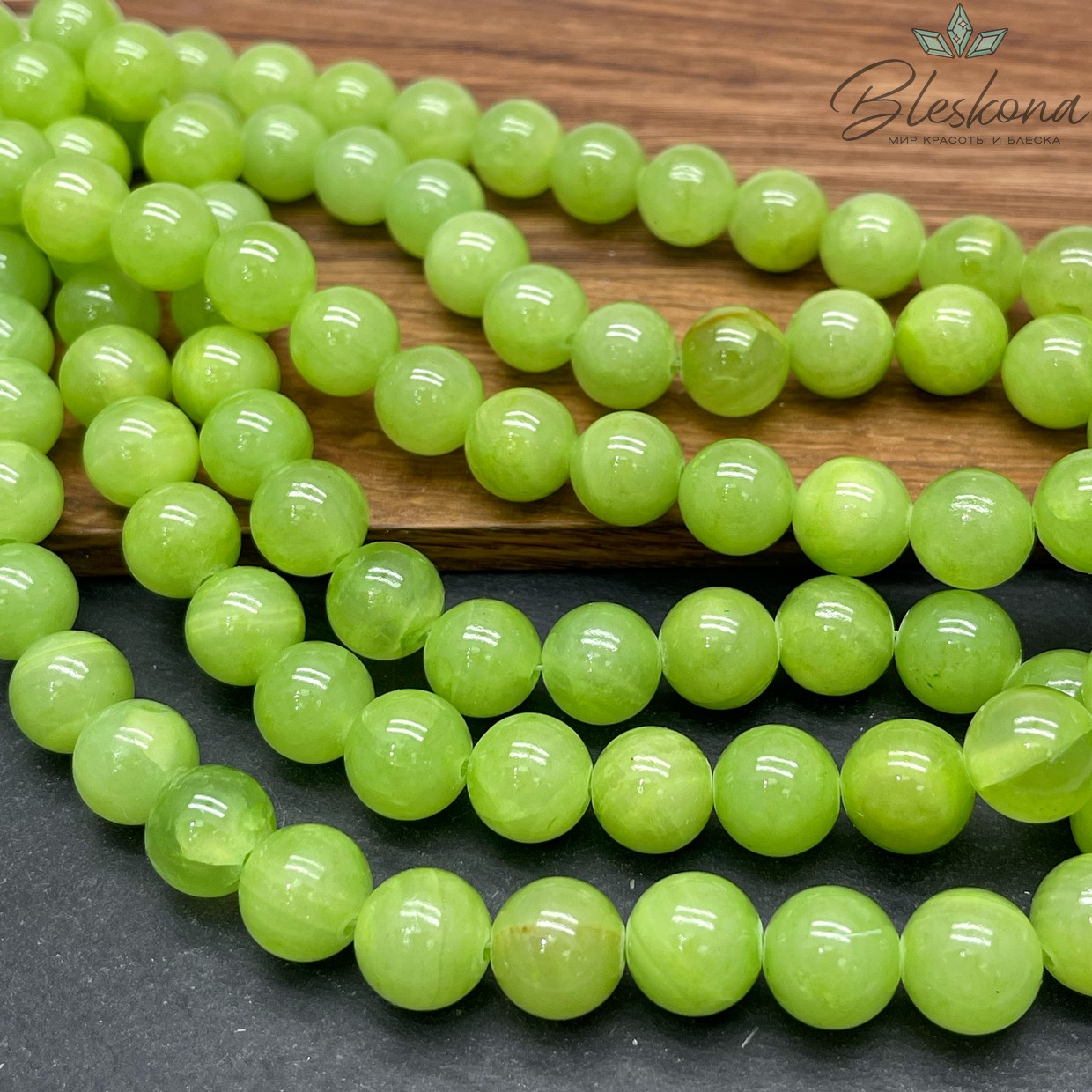 Оникс зеленый 12 мм 