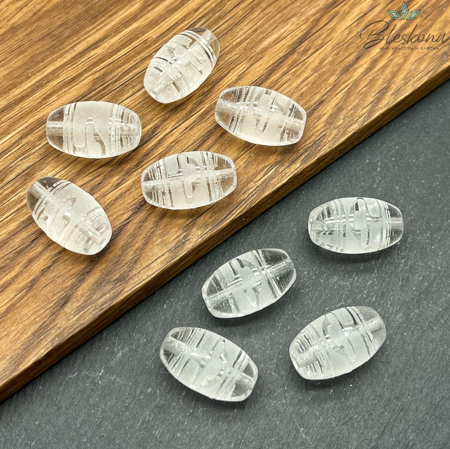 Бусина Дзи Бодха 19*11,5 мм