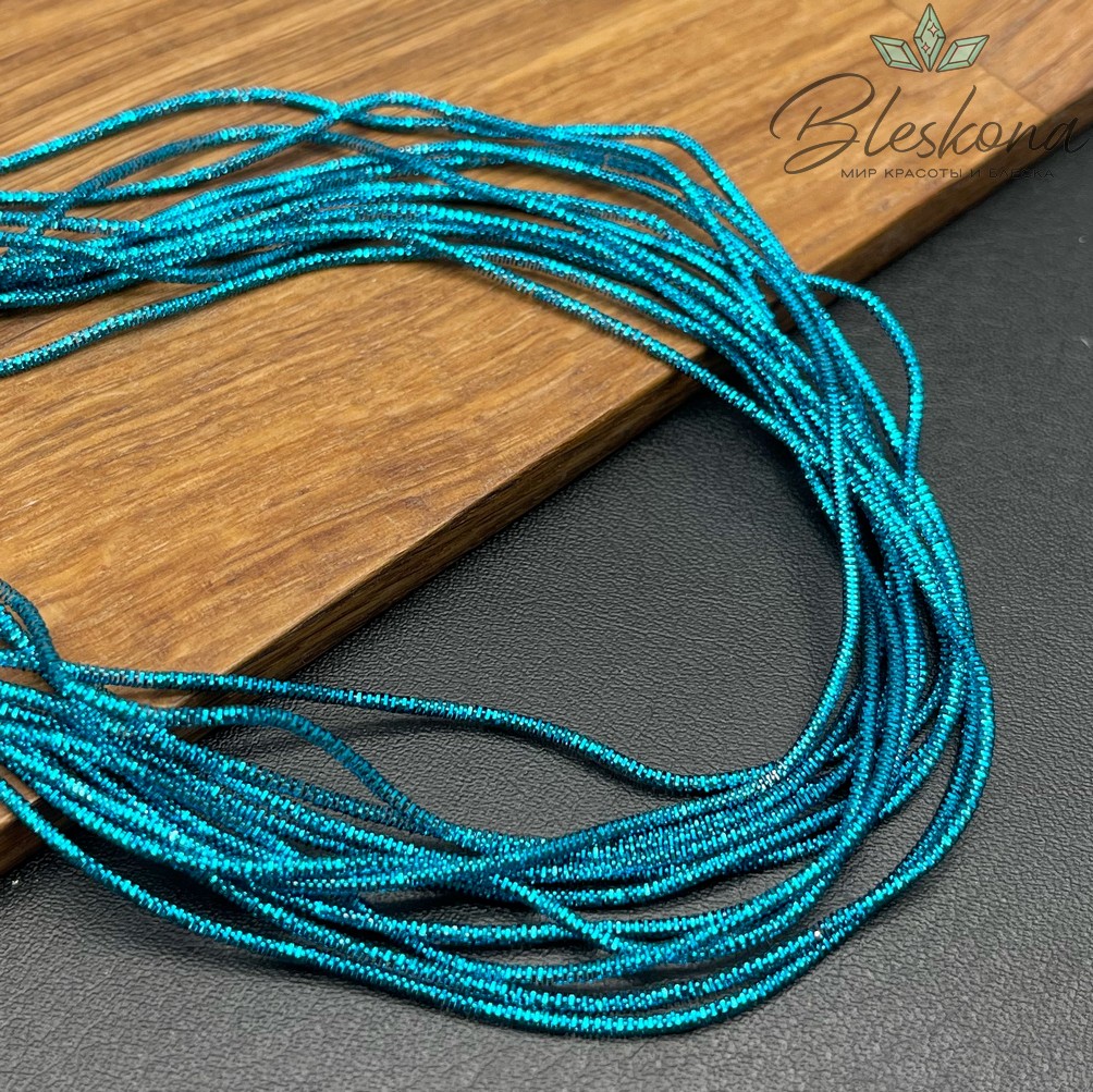 Канитель трунцал 1,35 мм, Цвет MN-20 уп.5 гр (оттенок синего)