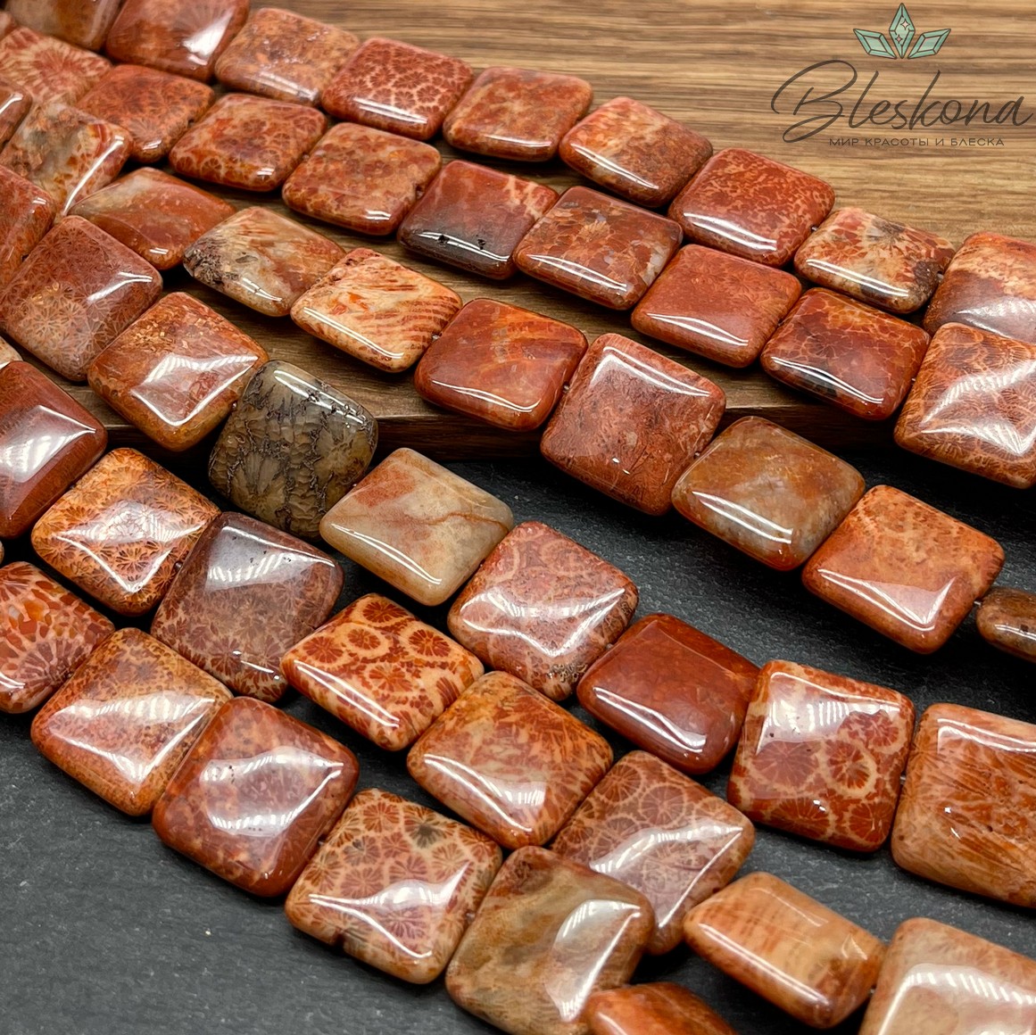 Петоски квадрат плоский 16 мм