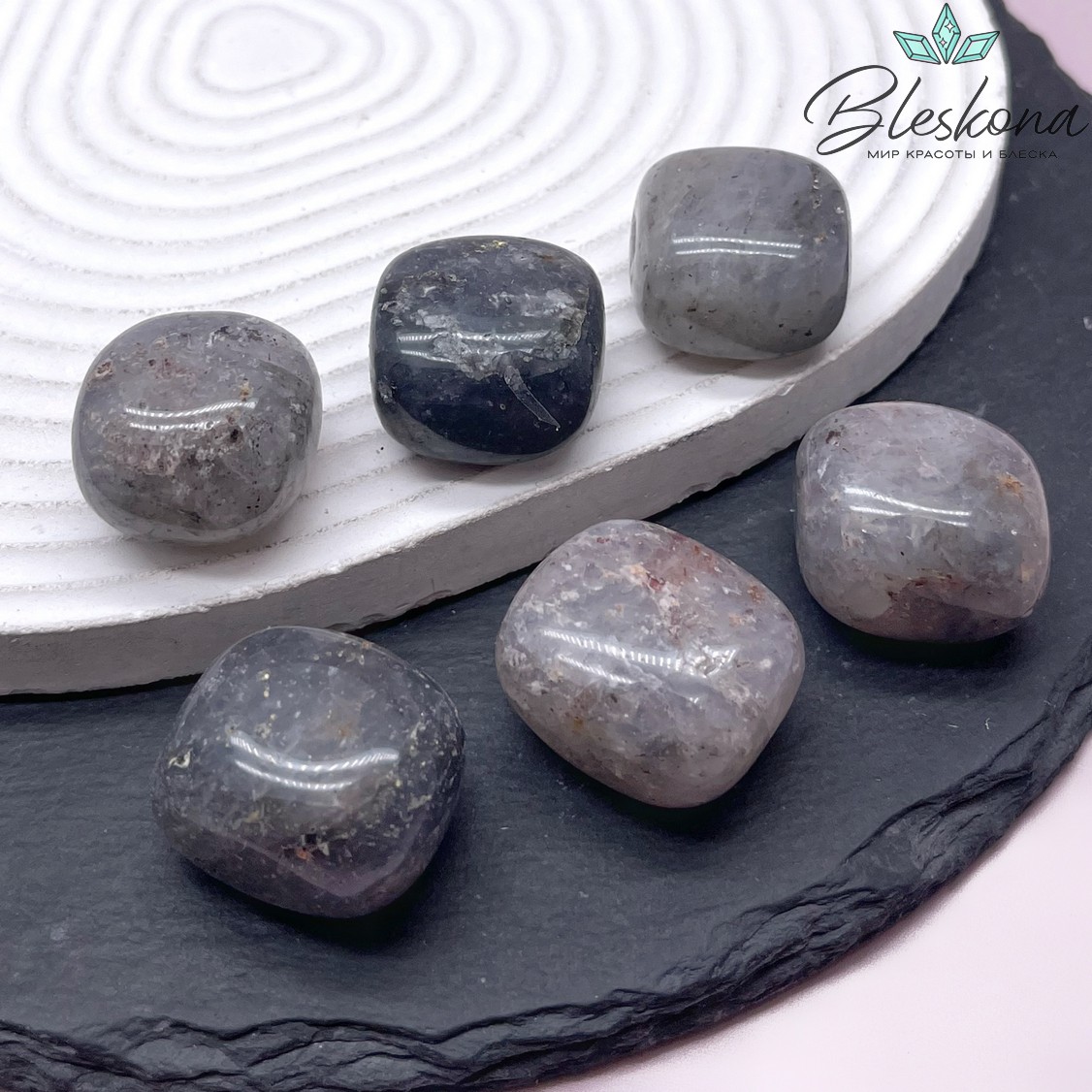 Иолит галтовка 19-25 мм