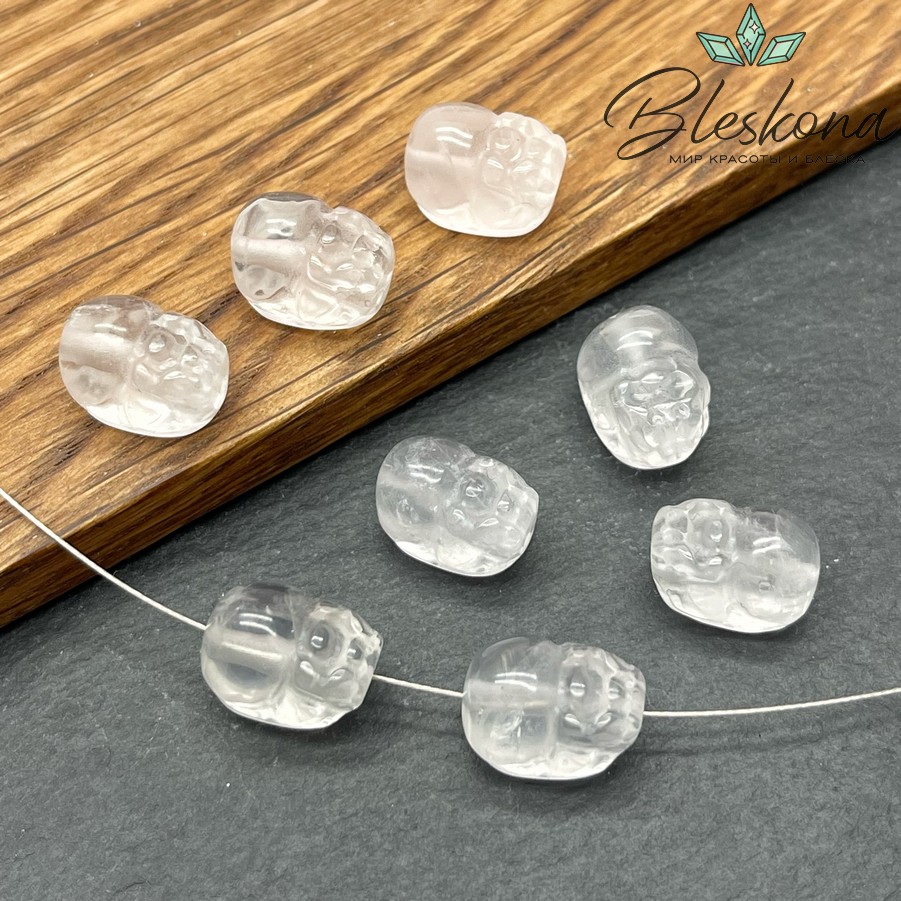 13*9 мм Резная бусина Пи Яо Горный Хрусталь