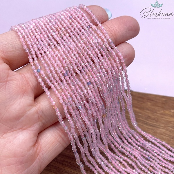 Морганит алмазная огранка №4 2 мм