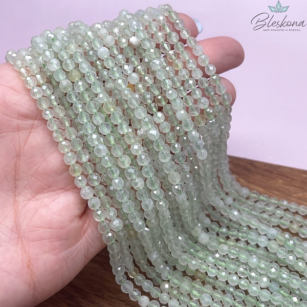 Пренит алмазная огранка 4 мм