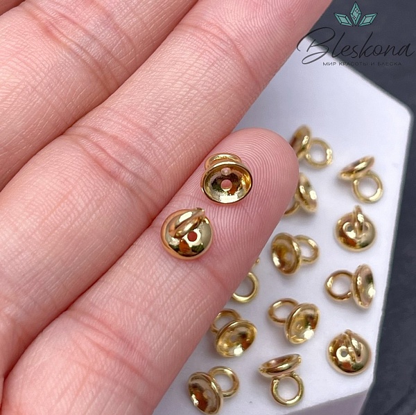 6 мм Цвет серебро, Концевик