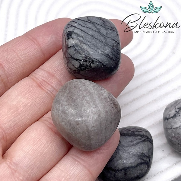 Яшма Зебра галтовка 20-25 мм