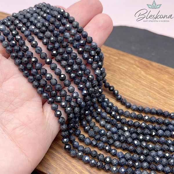 Сапфир алмазная огранка №3 4 мм