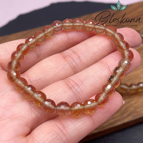 Султанит синтетический (имитация) 6 мм сет