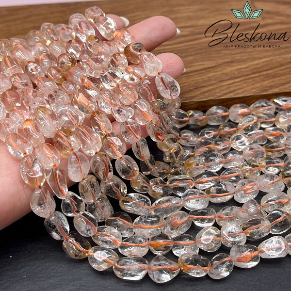 Цитрин галтовка №4 (10-13)*(7-9) мм