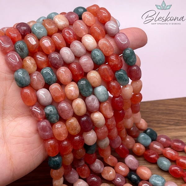 10*7 мм Микс кварцев галтовка №11 