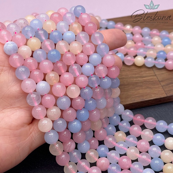 Кварц тонированный микс №2 8 мм