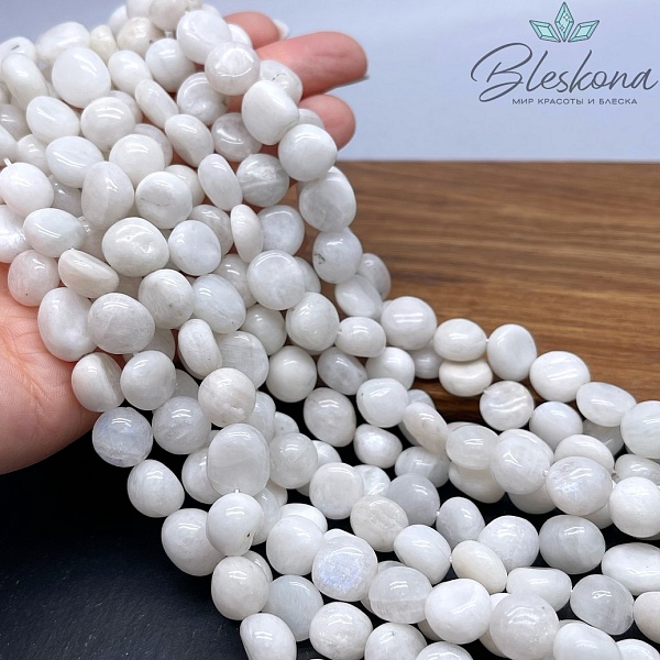 Лунный камень галтовка №2 (12-14)*(10-11) мм