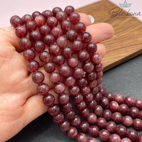  Кварц клубничный 8,5 мм №2 