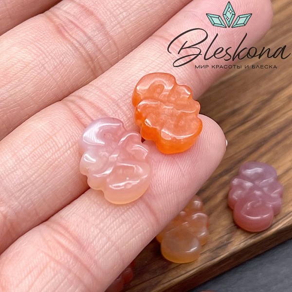 15*11 мм Резная бусина Узел счастья отверстие по вертикали