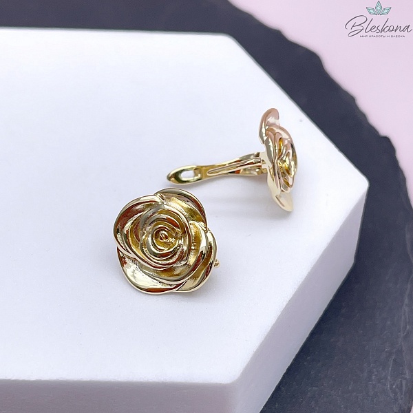 16 мм Цвет золото, Швензы Роза Люкс