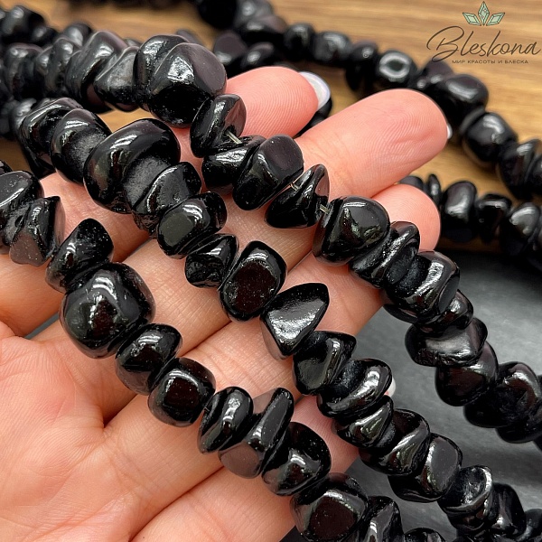 Оникс фриформ черный (6-10)*(10-15) мм