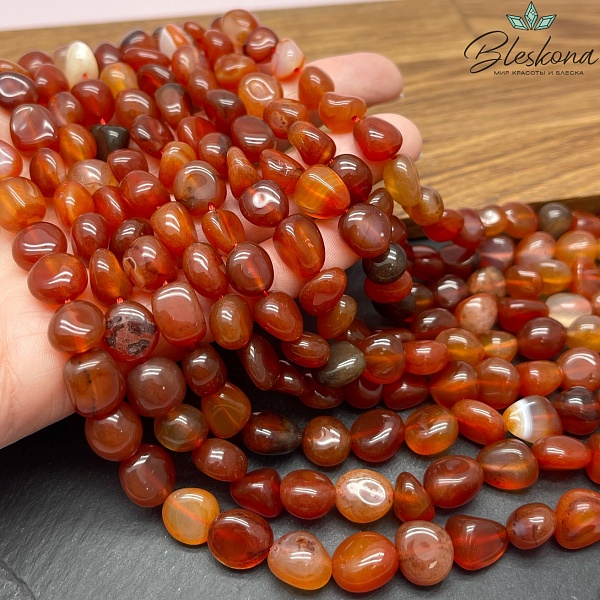 Агат галтовка  (9-11)*(9-10) мм 