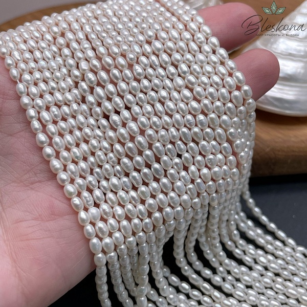 Жемчуг рис белый 2,8-3,2 мм