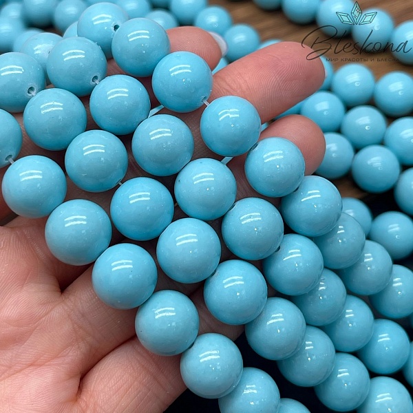 Оникс голубой (имитация) 12 мм 