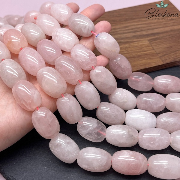 Розовый кварц бочата (23-25)*16 мм