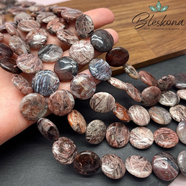 Агат круг 16 мм