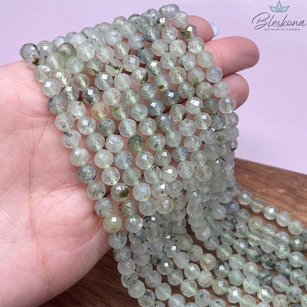 Пренит алмазная огранка 6 мм