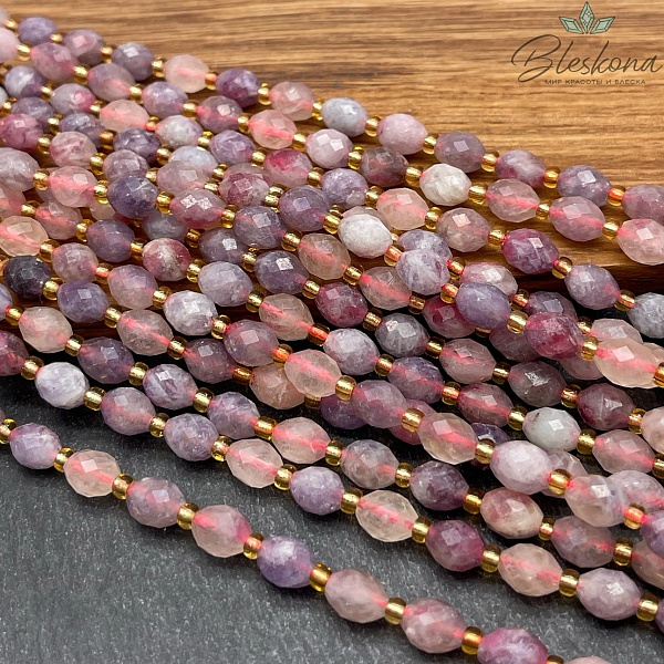 Турмалин рис огранка 8*6 мм