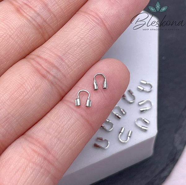 4,5*4,5мм Цвет серебро, Протектор Люкс уп.20 шт.