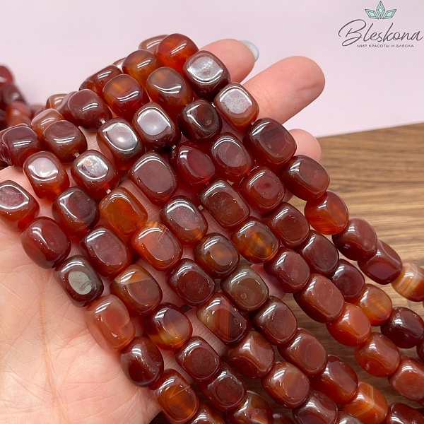 Сердолик №2 фриформ прямоугольник 11*10 мм