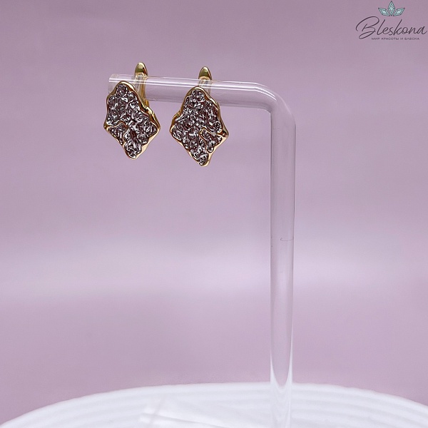 17*13 мм Цвет биколор, Швензы ромб фриформ Люкс