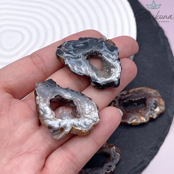 Друза Агата (26-37)*(21-25) мм штучно