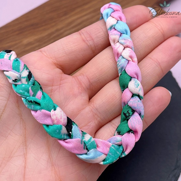 Шнурок косичка под кулон цвет микс №2, золото 40 см