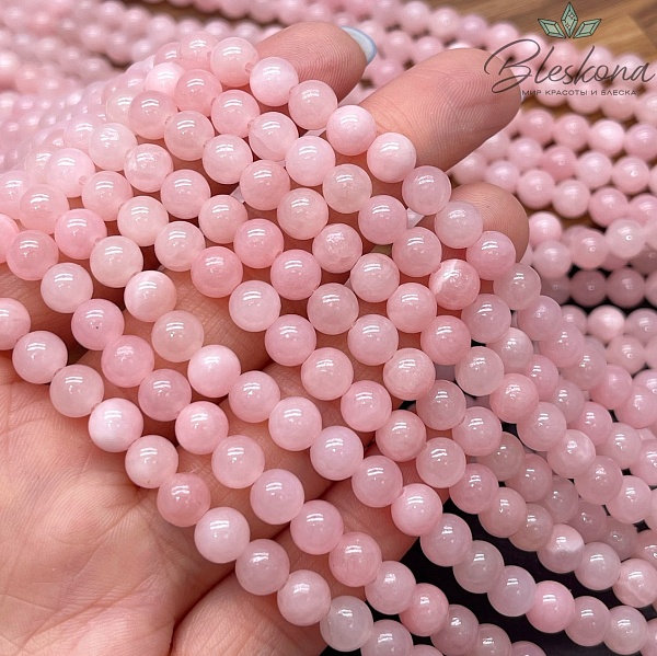 Оникс розовый №1 6 мм 