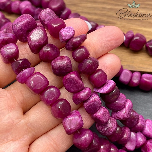 Оникс фриформ фиолетовый №2 (6-10)*(10-15) мм УЦЕНКА