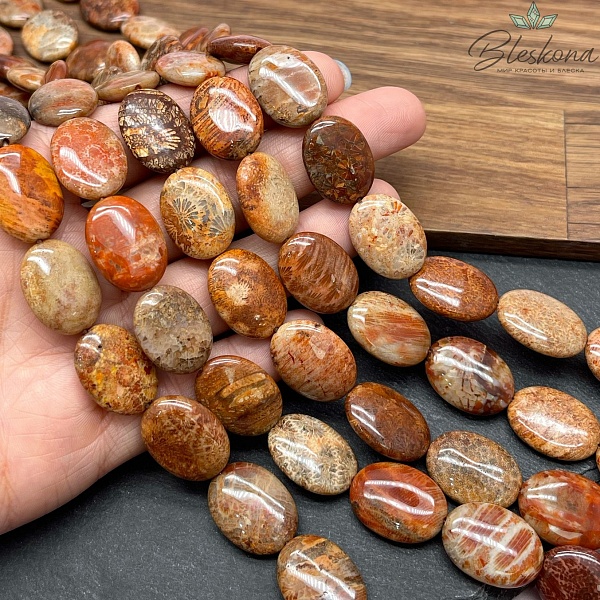 Петоски овал плоский 19,5*15 мм