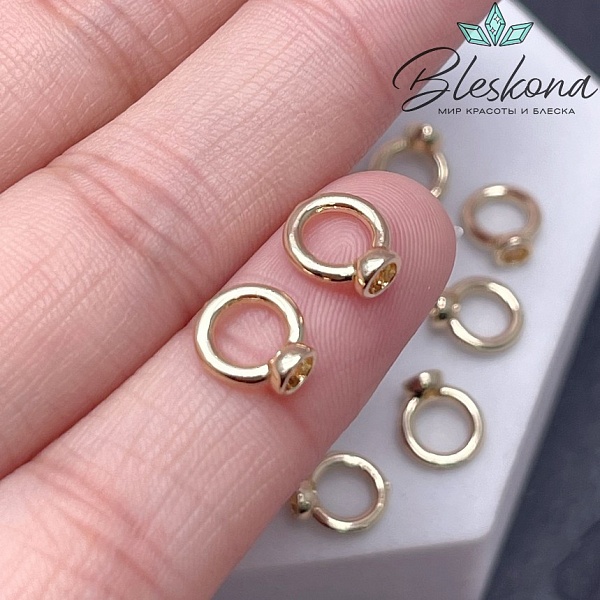 8,5*3,5 мм Цвет золото, Концевик 