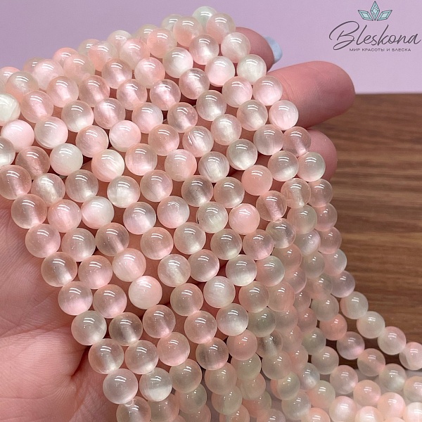 Селенит желто-оранжевый (тонированный) 6,5 мм 