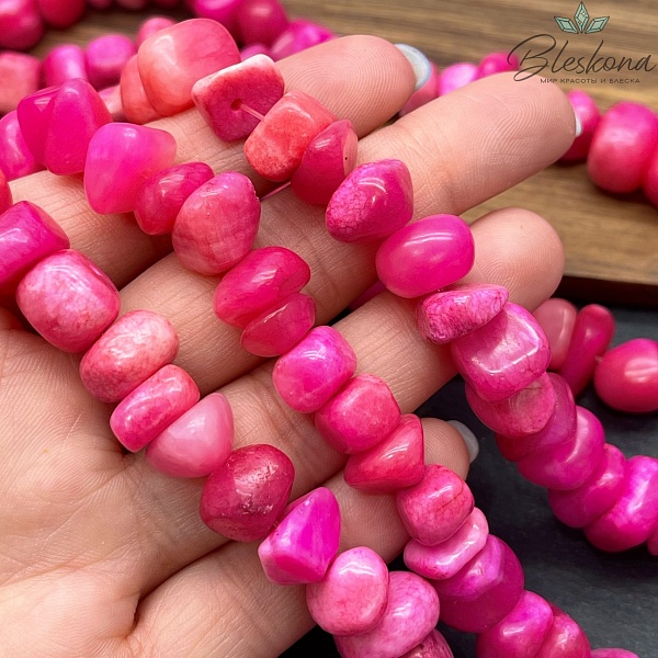 Оникс фриформ фуксия №4 (6-10)*(10-15) мм УЦЕНКА