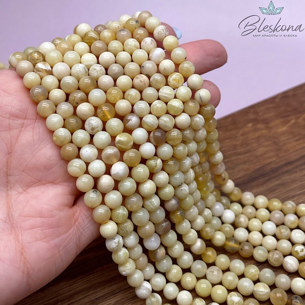 6,5 мм Опал желтый №1